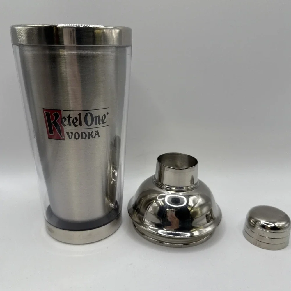Ketel One Vodka Bar Cocktail Shaker Martini Party 16 oz. Stainless‎ Steel